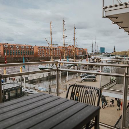 Moderne Wohnung Mit Weserblick Und Uferpromenade BRE Esterno foto
